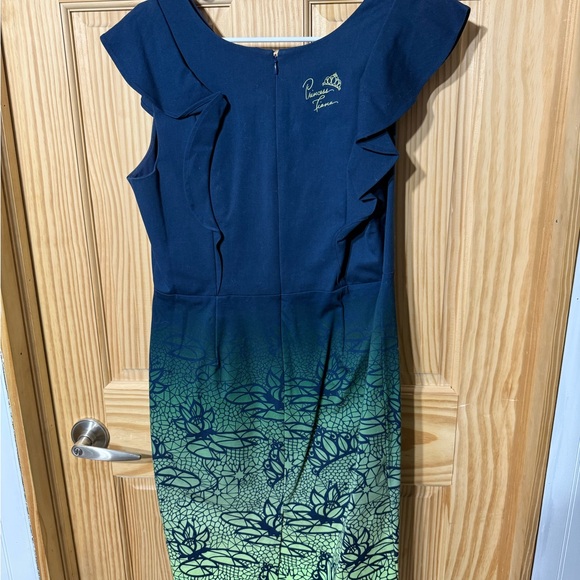 Disney Blue and Green Tiana Dress - Picture 3 of 3